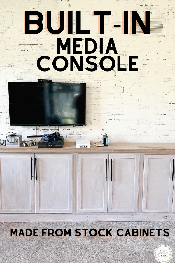 This built in gaming console from stock cabinets is a simple and straightforward build, great for beginners with an advanced look.