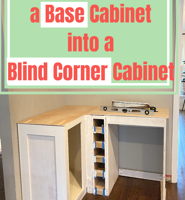 Convert A Base Cabinet To Blind