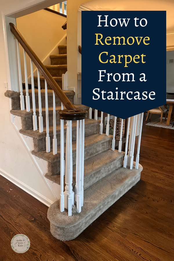 how to remove carpet from stairs. staircase with carpet