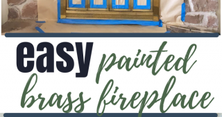 How to Paint a Brass Fireplace: Quick and Easy