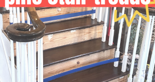 Painting and Staining Pine Stair Treads